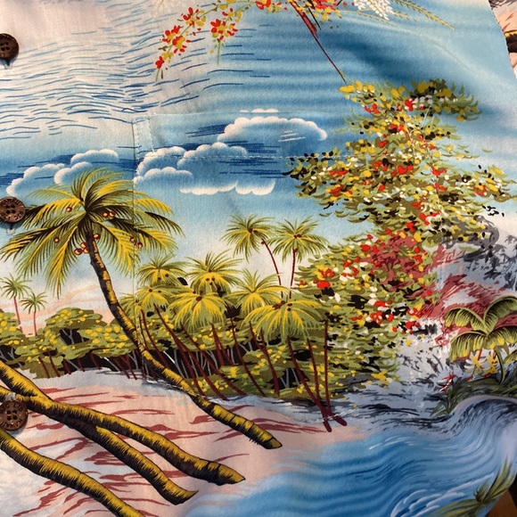 Authentic Kalaheo Hawaiian Shirt sz XL - Picture 3 of 9